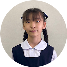 みんなの声 小学生 越野 杏菜さん 百合学院小学校5年